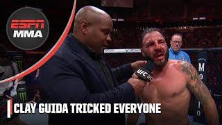 Clay Guida faked everyone out after taking off his gloves at #UFCKansasCity | ESPN MMA