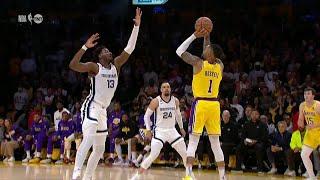 DLO HITS THREE STRAIGHT 3s LATE FOR LAKERS