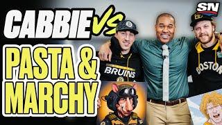 Pastrnak & Marchand Get AI Cartoons Made, Talk Bruins Hockey, Jersey Modelling and More | Cabbie Vs