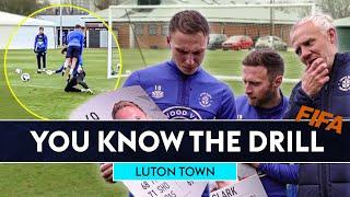 Jimmy Bullard vs Cauley Woodrow vs Jordan Clark  | You Know The FIFA Drill – Luton Town