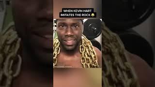 El día que Kevin Hart imitó a La Roca  #shorts
