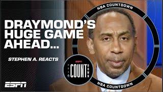 DRAYMOND RULES?!  Stephen A. calls this the MOST IMPORTANT game of his career | NBA Countdown