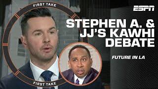 Get your money & walk away! - Stephen A. & JJ Redick face off about Kawhi's reliability | First Take