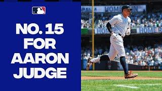 Another one! Aaron Judge blasts his 15th homer of the season!