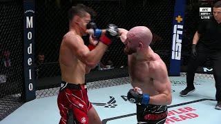 Slava Claus drops Maheshate with big right hand at #UFCVegas73 | ESPN MMA