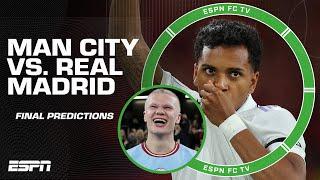 FINAL PREDICTIONS  Manchester City vs. Real Madrid UCL Semifinals First Leg | ESPN FC