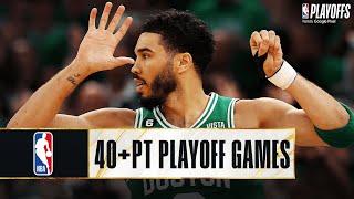 Every Time Jayson Tatum Dropped 40+ PTS In A Playoff Game!