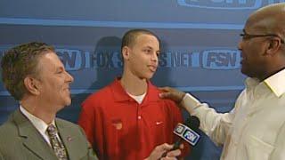 Young Stephen Curry Talks  LeBron James, NCAA Tournament And Meets Mike Brown