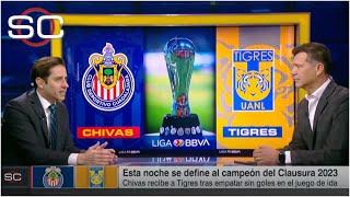 TIGRES busca revancha vs CHIVAS y ser campeón a domicilio. Guadalajara con presión | SportsCenter