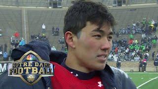 Tyler Buchner as confident as ever after Notre Dame spring practice | NBC Sports
