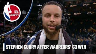 Steph Curry after Game 3 win: They say Draymond Green has a history, so do we | NBA on ESPN