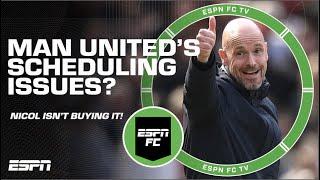 Erik Ten Hag HITS OUT at Manchester United’s poor schedule!  | ESPN FC
