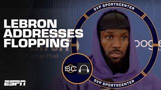 We're not a flopping team - LeBron James on Warriors' view on Lakers' gamesmanship | SC with SVP