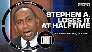 Stephen A. was DISGUSTED by the Knicks' first-half lead evaporating  'OH C'MON!' | NBA Countdown