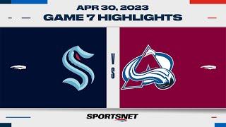 NHL Game 7 Highlights | Kraken vs. Avalanche - April 30, 2023
