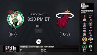 Celtics @ Heat Game 3 Conference Finals Live Scoreboard | #NBAPlayoffs Presented by Google Pixel