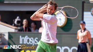 2023 French Open first round: Daniil Medvedev upset by qualifier Thiago Seyboth Wild | NBC Sports