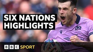 Highlights: Scotland beat Italy 26-14 in thrilling Six Nations finale | BBC Sport