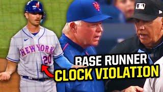 Batter gets strike because the baserunner was too slow, a breakdown