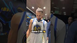 "Back in the series!" - Steph Curry Walks Off With The Game 2 W!  | #Shorts