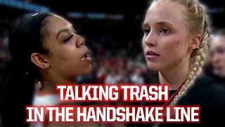 Texas player talks trash in the handshake line, a breakdown