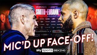 WHAT WAS SAID?!  | Smith and Eubank Jr trade verbals at FIERY face-off!