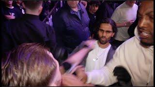 ISAAC LOWE GRABS PRINCE PATEL BY THROAT AS PAIR CONFRONT EACH OTHER AT KSI FIGHT - FEAT DEAN WHYTE