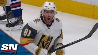 Golden Knights' Jonathan Marchessault Finishes Off Unusual Rebound In Game 6 vs. Oilers
