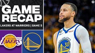 2023 NBA Playoffs: Warriors STAY ALIVE IN SERIES With Game 5 Win Over Lakers | CBS Sports