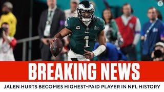 BREAKING NEWS: Eagles' Jalen Hurts agrees to 5-year, $255 million extension | CBS Sports