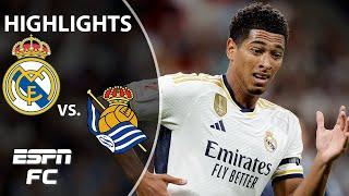 COMEBACK KINGS!  Real Madrid vs. Real Sociedad | LALIGA Highlights | ESPN FC