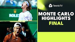 Andrey Rublev vs Holger Rune For The Title!  | Monte Carlo 2023 Final Highlights