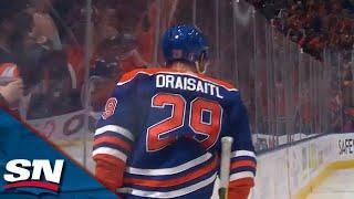 Leon Draisaitl Jumps On Loose Puck And Rifles It Home To Extend Oilers' Lead