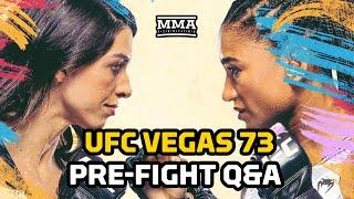 UFC Vegas 73: Mackenzie Dern vs. Angela Hill LIVE Stream | Pre-Fight Q&A | MMA Fighting