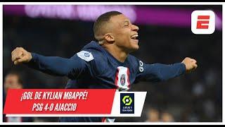 MBAPPÉ hace delirar al Parque de los Píncipes con su doblete para el 4-0 ante Ajaccio | Ligue 1