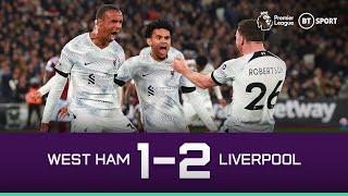West Ham v Liverpool (1-2) | The Reds make it three league wins in a row | Premier League Highlights