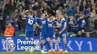 Caglar Soyuncu snatches Leicester City equalizer v. Everton | Premier League | NBC Sports