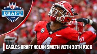Eagles continue to load up on Georgia defense with Nolan Smith at No. 30 | NFL on ESPN