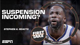 Stephen A.’s verdict on if Draymond Green should receive a suspension  | First Take