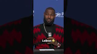 "Do you ever amaze or surprise yourself?" - Funny Postgame Moment From LBJ!  | #shorts