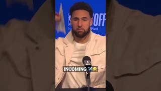 Klay Thompson’s First "Playoff Plane" Did NOT Go As Expected!  | #shorts