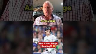 Aaron Judge was accused of cheating after getting caught looking at the dugout vs. Blue Jays #shorts
