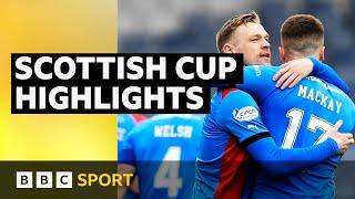 Highlights: Inverness CT cruise into Scottish cup final | BBC Sport