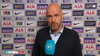 "We Threw It Away!" Ten Hag Disappointed With Man Utd's Lack Of Game Management After Spurs Draw