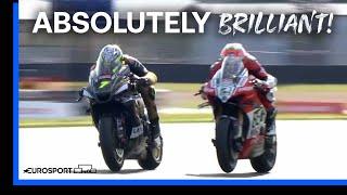 "An Absolutely Brilliant Ride And Finish!" | British Superbikes Race 3 At Donington | Eurosport
