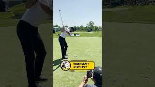 Steph Curry’s golf shot is SO pure  #shorts