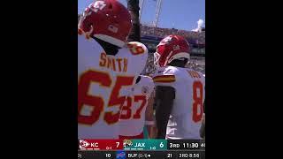 Look what Travis Kelce made him do  #shorts