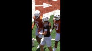 First look at Arch Manning in a Texas uniform  #shorts