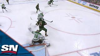 After Video Review, Foligno's Power Play Tip-In Determined Good Goal, Wild Go Up 3-1