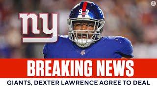 Giants, DT Dexter Lawrence agree to 4-Year, $90 Million EXTENSION | CBS Sports
